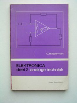 [1973] Elektronica 2, Analoge techniek, Rijsbeman, Kluwer - 1