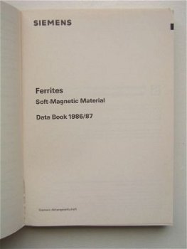 [1986] Ferrites Data Book 1986/87, Siemens - 2