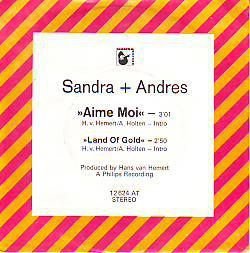 VINYLSINGLE * SANDRA & ANDRES * AIME MOI * GERMANY 7