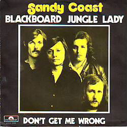 VINYLSINGLE * SANDY COAST * BLACKBOARD JUNGLE LADY * BELGIUM - 1