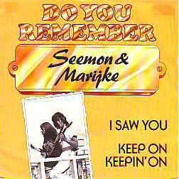 VINYLSINGLE * SEEMON & MARIJKE * I SAW YOU * HOLLAND 7