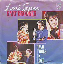 VINYLSINGLE * LORI SPEE & GARY BROOKER * TWO FOOLS IN LOVE - 1