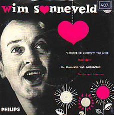 VINYLSINGLE * WIM SONNEVELD * VERLIEFD OP JUFFROUW VAN  *