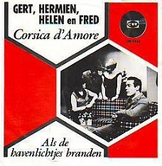 VINYLSINGLE * GERT, HERMIEN, HELEN, FRED * CORSICA D'AMORE