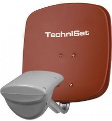 TechniSat DuoSat 4,3° single Rood, schotel antenne
