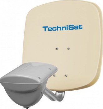 TechniSat multytenne DuoSat 4,3° twin, Creme, schotel antenn - 1