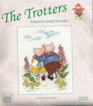 Sale The Trotters ......heel apart borduurpakket - 1