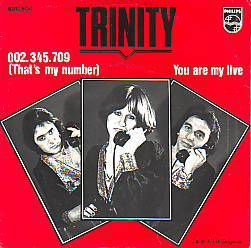 VINYLSINGLE * TRINITY * 002.345.709 (THAT'S MY NUMBER) * - 1