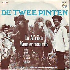 VINYLSINGLE * DE TWEE PINTEN * IN AFRIKA * HOLLAND 7" *