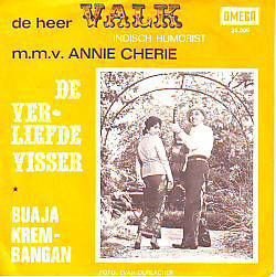 VINYLSINGLE * DE HEER VALK * DE VERLIEFDE VISSER* HOLLAND 7