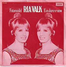 VINYLSINGLE * RIA VALK * FOTOMODEL * HOLLAND 7" *