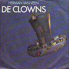 VINYLSINGLE * HERMAN VAN VEEN *  DE CLOWNS * HOLLAND 7" *