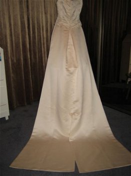 #178 Prachtige LA SPOSA trouwjurk met afknoopbare sleep - 5