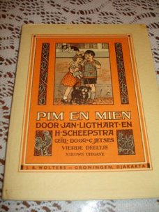 Oud leesboekje PIM en MIEN