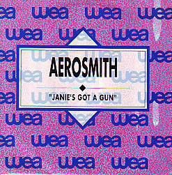 VINYLSINGLE * AEROSMITH * JANIE'S GOT A GUN. * SPAIN 7