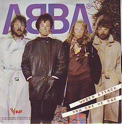 VINYLSINGLE * ABBA * UNDER ATTACK * FRANCE 7