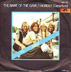 VINYLSINGLE * ABBA * THE NAME OF THE GAME * GERMANY 7