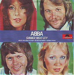 VINYLSINGLE * ABBA * SUMMER NIGHT CITY * GERMANY 7