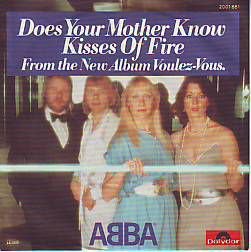 VINYLSINGLE * ABBA * DOES YOUR MOTHER KNOW * GERMANY 7