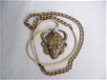 antiek afrika masker brons afrikaans africa african hanger - 1 - Thumbnail