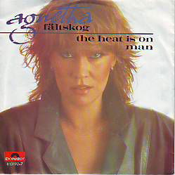 VINYLSINGLE * AGNETHA FÄLTSKOG (ABBA) * THE HEAT IS ON * - 1