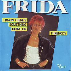 VINYLSINGLE * FRIDA (ABBA) * I KNOW THERE'S SOMETHING * - 1