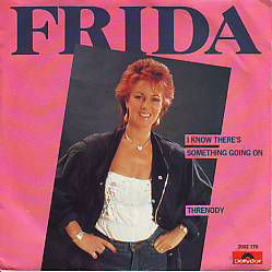 VINYLSINGLE * FRIDA (ABBA) * I KNOW THERE'S SOMETHING * - 1