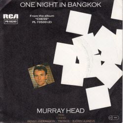 VINYLSINGLE * MURRAY HEAD *ONE NIGHT * ABBA SONG * SWEDEN - 1