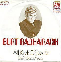 VINYLSINGLE * BURT BACHARACH * ALL KINDS OF PEOPLE * - 1