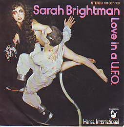 VINYLSINGLE * SARAH BRIGHTMAN * LOVE IN A U.F.O. * GERMANY - 1