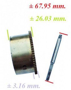 === Veer trommel = zonder veer = gebruikt === 22013