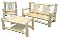 meubles de jardin en bambou. - 1 - Thumbnail