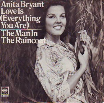 * VINYLSINGLE * ANITA BRYANT * LOVE IS( EVERYTHING YOU ARE ) - 1