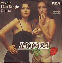 VINYLSINGLE * BACCARA * YES SIR, I CAN BOOGIE * ITALY 7