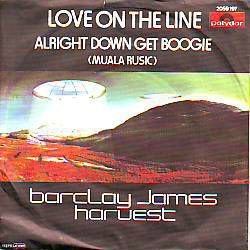 VINYLSINGLE * BARCLAY JAMES HARVEST * LOVE ON THE LINE * - 1