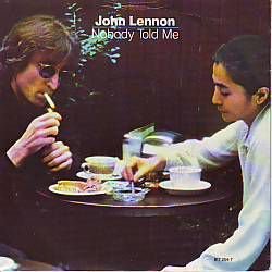 VINYLSINGLE * JOHN LENNON * NOBODY TOLD ME * BELGIUM 7