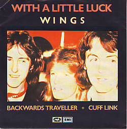 VINYLSINGLE * PAUL McCARTNEY-WINGS *WITH A LITTLE LUCK * - 1