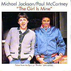 SINGLE *PAUL McCARTNEY & MICHAEL JACKSON * THE GIRL IS MINE* - 1