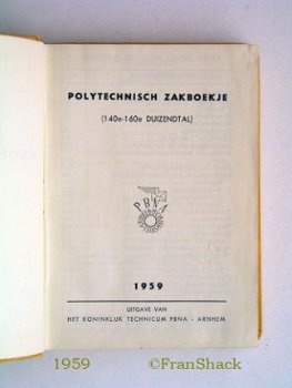 [1959] Polytechnisch Zakboekje, PBNA - 2