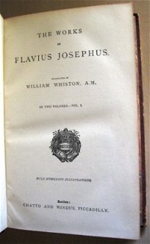 The Works of Flavius Josephus HC 2-delige set 19e eeuw - 2