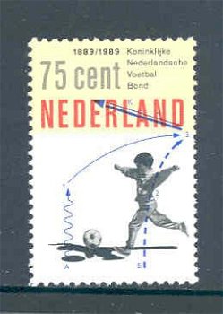 Nederland 1989 NVPH 1433 100 jaar Koninklijke Voetbalbond po - 1