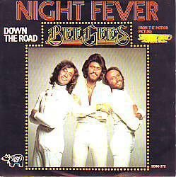 VINYLSINGLE * BEE GEES * NIGHT FEVER * BELGIUM 7