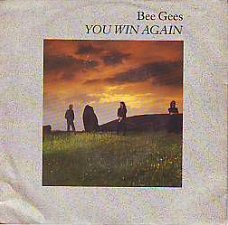 VINYLSINGLE * BEE GEES * YOU WIN AGAIN * ITALY 7"