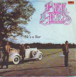 VINYLSINGLE * BEE GEES * HE'S A LIAR * ITALY 7