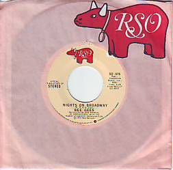 VINYLSINGLE * BEE GEES * NIGHTS ON BROADWAY * U.S.A. 7