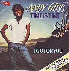 VINYLSINGLE * ANDY GIBB * BEE GEES * TIME IS TIME  * GERMANY