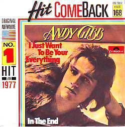 VINYLSINGLE * ANDY GIBB * BEE GEES * I JUST WANT TO BE * - 1