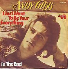 VINYLSINGLE * ANDY GIBB * BEE GEES *  I JUST WANT TO BE   *