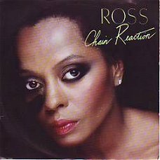 VINYL SINGLE * DIANA ROSS  * BEE GEES SONG *  CHAIN REACTION