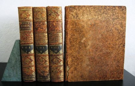 The Roman History 1770-71 N. Hooke Set v 4 met veel kaarten - 1